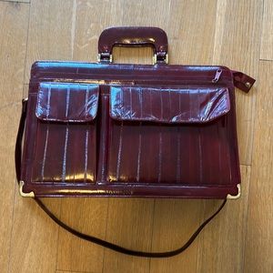 Vintage snake skin briefcase new condition